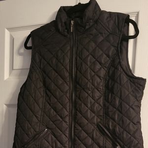 Black winter vest